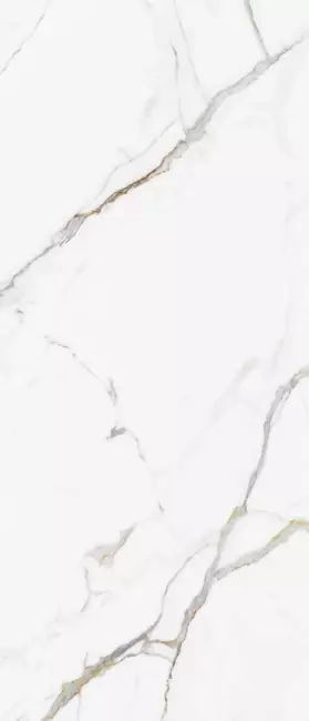 Calacatta Unique Parlak Porselen Karo 120X280 6mm Tekil, Düz - 2