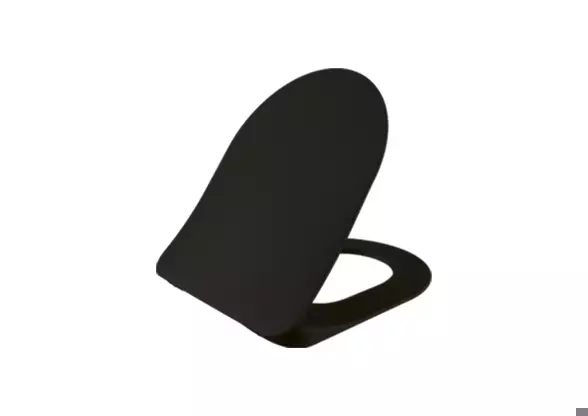 Duck Duroplast Yavaş Kapanan Kömür Karası Klozet Kapağı - 1