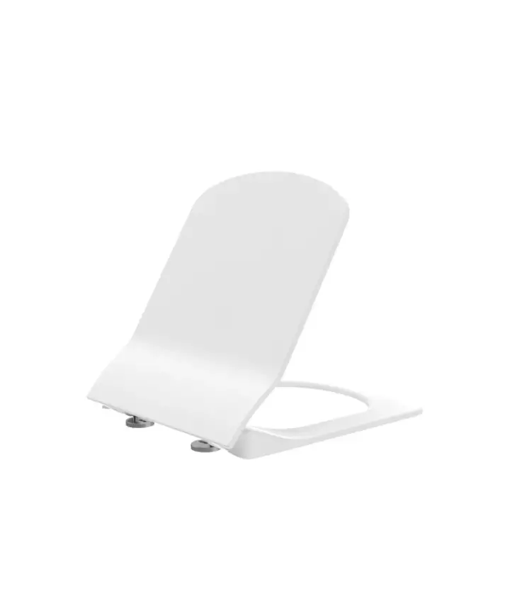 Elegant Duroplast Yavaş Kapanan Klozet Kapağı İnci Mat Beyaz - 1