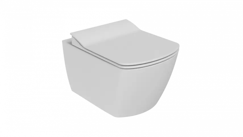 Elegant Rim-Off Asma Klozet Mat Beyaz ( Kapak Dahil) - 1