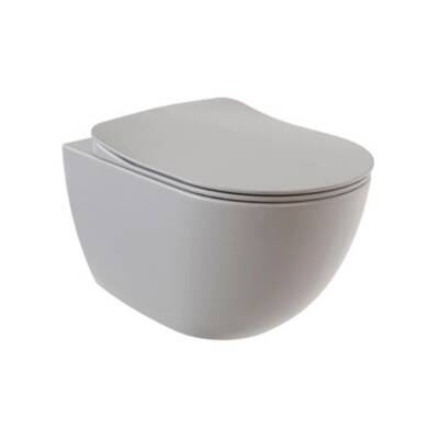 Free Rim-Off Asma Klozet - Cool Grey (Kapak Hariç) - CREAVİT