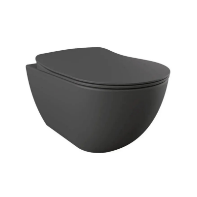 Free Rim-Off Asma Klozet - Mat Antrasit (Kapak Hariç) - CREAVİT