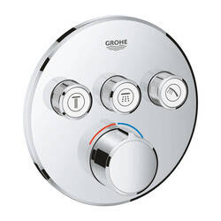 Grohe SMARTCONTROL 3 VALFLİ AKIŞ KONTROLLÜ ANKASTRE DUŞ BATARYASI - 29146000 - 1