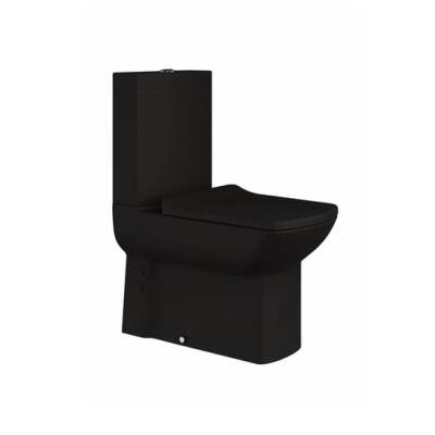 Lara Duvara Dayalı Klozet Takım- Kömür Karası (Kapak Dahil) - CREAVİT