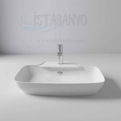 Ruby Tezgah Üzeri Lavabo 60x43 cm - 1