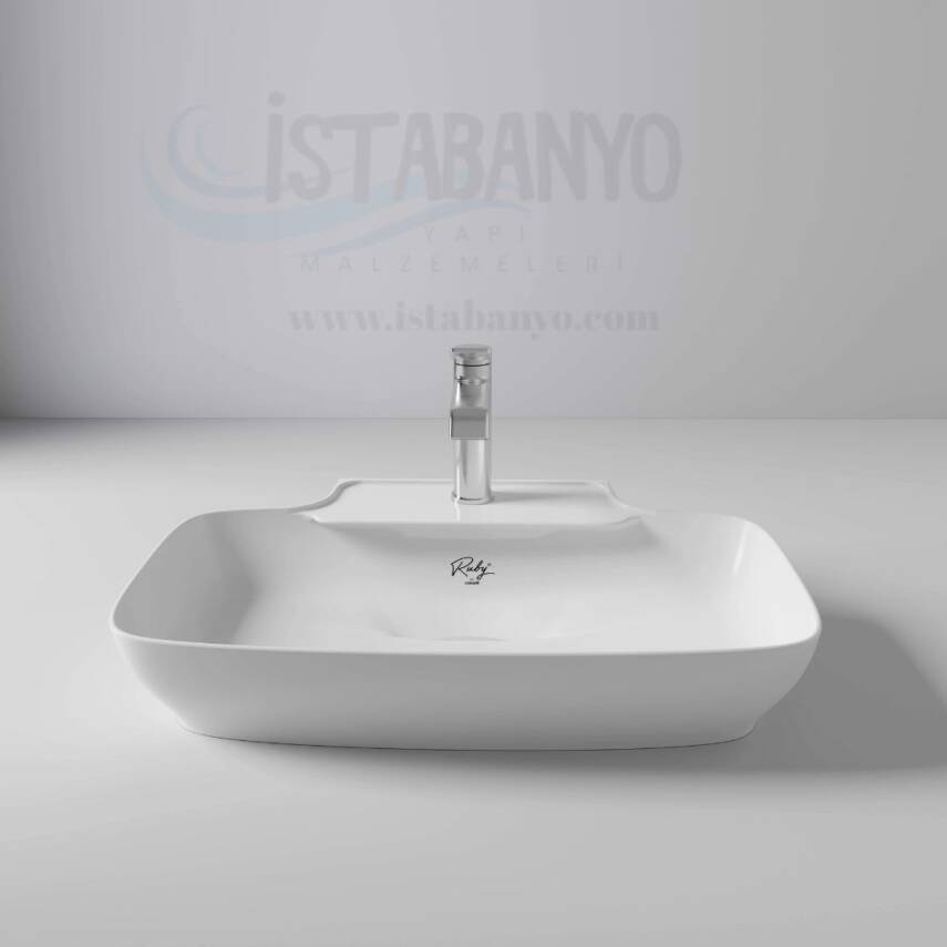 Ruby Tezgah Üzeri Lavabo 60x43 cm - 1