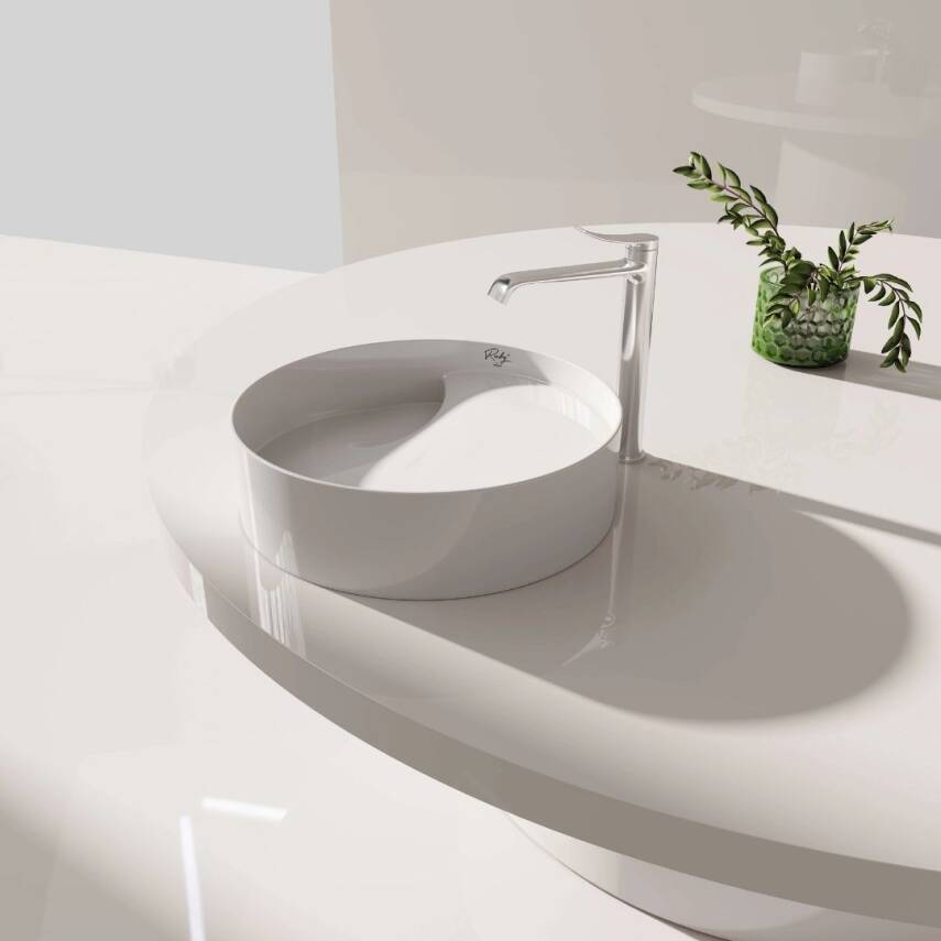 Ruby Tezgah Üzeri Lavabo Ø40 cm - 2